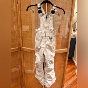 Lands' End Gray Snow Bib Overalls